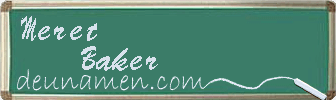 Meret Baker Visitenkarte